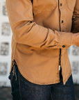 Kato The Brace Oxford St LS Button Up Whiskey SS24-Men's Shirts-Brooklyn-Vancouver-Yaletown-Canada