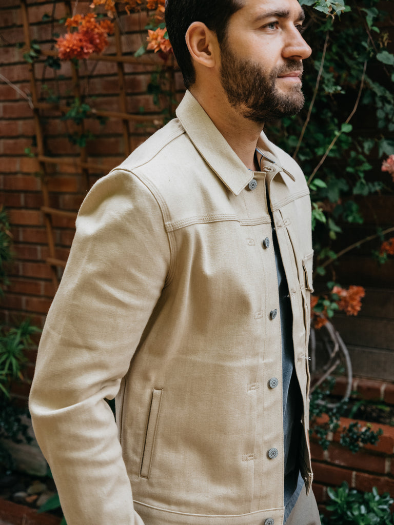 Kato The Blade Jacket Raw Beige-Men's Jackets-Brooklyn-Vancouver-Yaletown-Canada