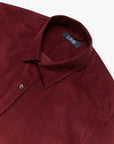 34 Heritage Shirt Corduroy Bordeaux-Men's Shirts-Brooklyn-Vancouver-Yaletown-Canada