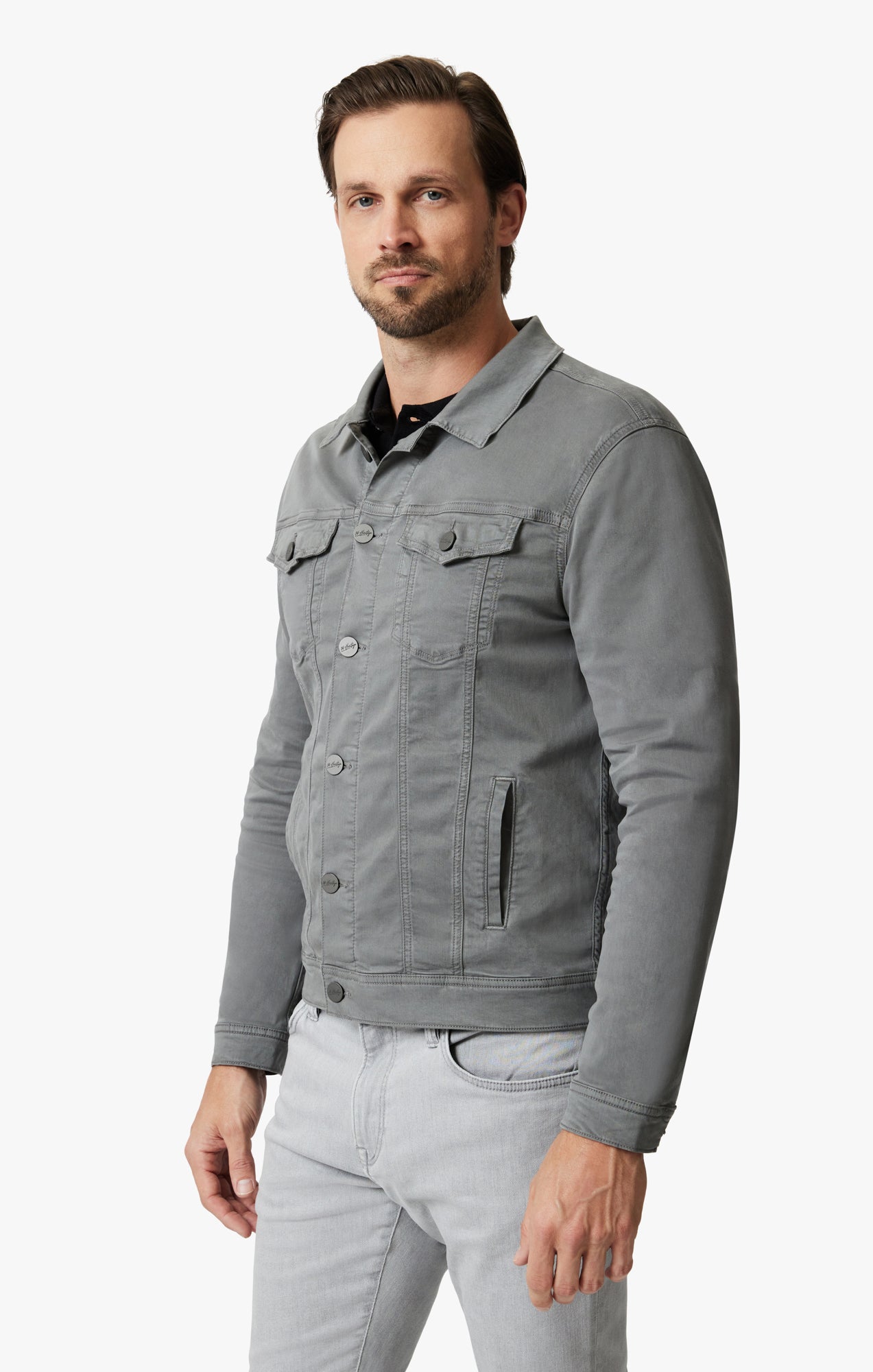 34 Heritage Travis Twill Light Jacket Sage-Men's Jackets-Brooklyn-Vancouver-Yaletown-Canada