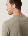 34 Heritage Slub SS Henley Pastel Olive-Men's T-Shirts-Brooklyn-Vancouver-Yaletown-Canada