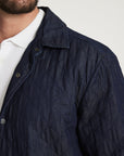 34 Heritage Denim Quilted Overshirt Rinse-Men's Shirts-Brooklyn-Vancouver-Yaletown-Canada
