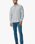 34 Heritage Luxe Twill Shirt Pearl Blue-Men's Shirts-Brooklyn-Vancouver-Yaletown-Canada