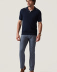 34 Heritage Polo Sweater - Navy-Men's Sweaters-Brooklyn-Vancouver-Yaletown-Canada