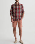 AG Wanderer Shorts - Sulfur Faded Salmon-Men's Shorts-Brooklyn-Vancouver-Yaletown-Canada
