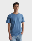 AG Bryce Crew Tee Crystal Blue SS24-Men's T-Shirts-S-Brooklyn-Vancouver-Yaletown-Canada