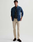 AG Tellis Pants - 7 Years Sulfur Coastal Pebble-Men's Pants-Brooklyn-Vancouver-Yaletown-Canada