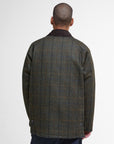 Barbour Bedale Check Wool Jacket - Brown-Men's Jackets-Brooklyn-Vancouver-Yaletown-Canada