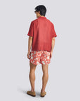 Bather Marmalade Breeze Swim Trunk - Red-Men's Shorts-Brooklyn-Vancouver-Yaletown-Canada