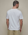 Merz Vintage Machine Refined Classic Fit T-Shirt - White-Men's T-Shirts-Brooklyn-Vancouver-Yaletown-Canada