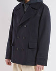 Palto Fiorentina Wp Peacoat Removable Hood - Navy-Men's Coats-Brooklyn-Vancouver-Yaletown-Canada