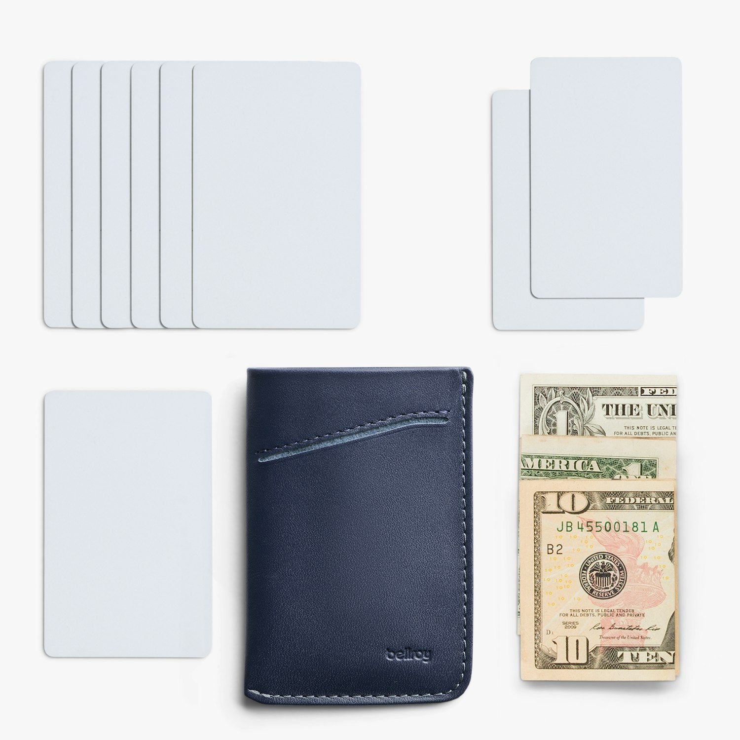 Bellroy Card Sleeve (Second Edition) - Navy-Men's Accessories-Brooklyn-Vancouver-Yaletown-Canada