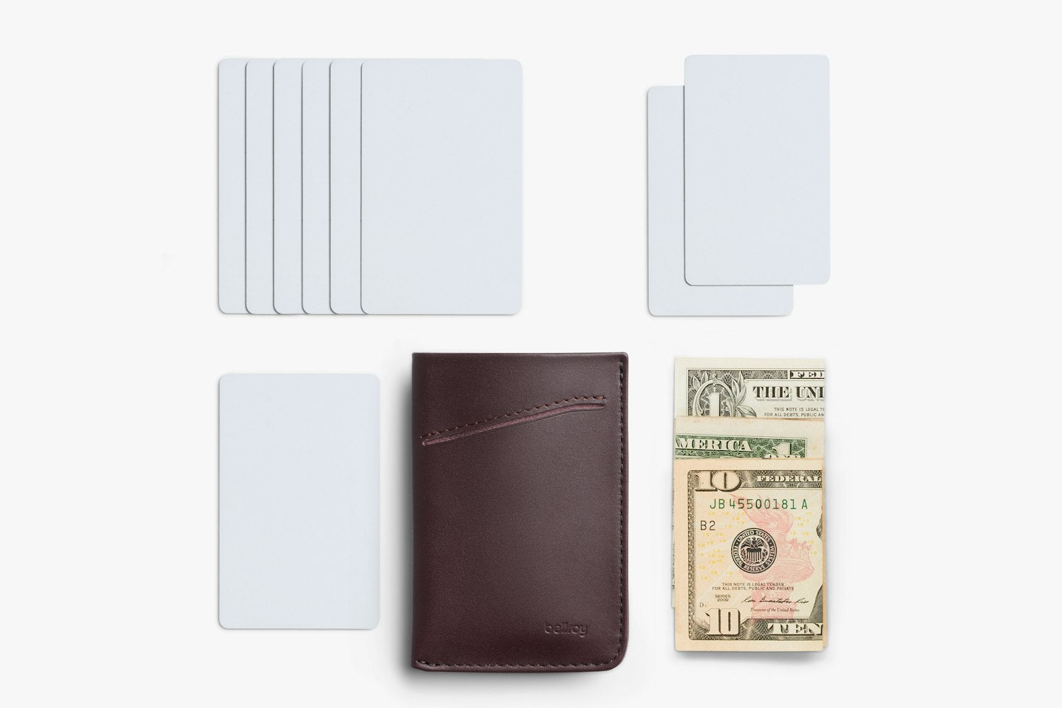 Bellroy Card Sleeve (Second Edition) Deep Plum-Men's Accessories-Brooklyn-Vancouver-Yaletown-Canada