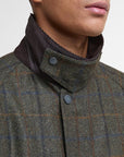 Barbour Bedale Check Wool Jacket - Brown-Men's Jackets-Brooklyn-Vancouver-Yaletown-Canada