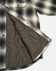 Nudie Glenn Padded Shadow Check Shirt Black-Men's T-Shirts-Brooklyn-Vancouver-Yaletown-Canada