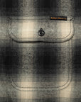 Nudie Glenn Padded Shadow Check Shirt Black-Men's T-Shirts-Brooklyn-Vancouver-Yaletown-Canada