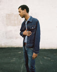 Nudie - Danny 40s Redcast Denim Jacket - Dark Blue-Men's Jackets-Brooklyn-Vancouver-Yaletown-Canada