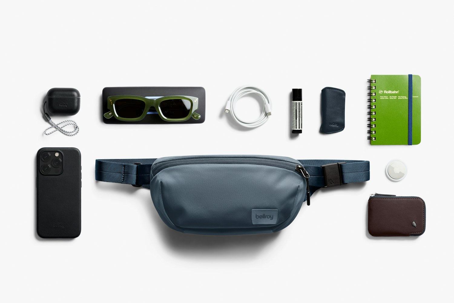 Bellroy Laneway Belt Bag BlueSteel-Men's Bags-Brooklyn-Vancouver-Yaletown-Canada