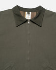 Nudie Blake Zip Jacket Duck Canvas Green-Men's Jackets-Brooklyn-Vancouver-Yaletown-Canada