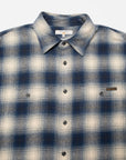 Nudie Julian Worker Shirt Checked - Blue-Men's Shirts-Brooklyn-Vancouver-Yaletown-Canada