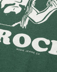 Nudie Roy Short T-Shirt Cowbell - Offwhite/Green-Men's T-Shirts-Brooklyn-Vancouver-Yaletown-Canada