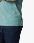 34 Heritage T-Shirt Slub Crew Neck - Iceberg Green-Men's T-Shirts-Brooklyn-Vancouver-Yaletown-Canada