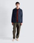 Far Afield Station Jacket - Panama Twill - Navy Iris-Men's Jackets-Brooklyn-Vancouver-Yaletown-Canada