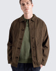 Far Afield Station Jacket - Panama Twill - Brown-Men's Jackets-Brooklyn-Vancouver-Yaletown-Canada