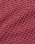 Far Afield Renard SS Waffle Polo Tee Baroque Rose SS24-Men's T-Shirts-Brooklyn-Vancouver-Yaletown-Canada