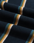 Far Afield Zigger Cardigan - Kuki Stripe - Navy Stripe Multi-Men's Sweaters-Brooklyn-Vancouver-Yaletown-Canada