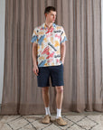 Far Afield Stachio SS Beach Therapy Button Up Snow White SS24-Men's Shirts-Brooklyn-Vancouver-Yaletown-Canada