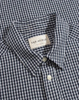 Far Afield Costa Shirt - GinghamCheck-Navy-Men's Shirts-Brooklyn-Vancouver-Yaletown-Canada