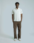 Far Afield Classic Shirt - Tonal Dobby - White-Men's Shirts-Brooklyn-Vancouver-Yaletown-Canada