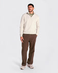 Far Afield Funnel Neck Sweatshirt - Sand-Men's Sweatshirts-Brooklyn-Vancouver-Yaletown-Canada