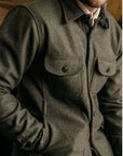 Kato-The Anvil Melton Light Jacket-Dark Green FW23-Men's Jackets-Yaletown-Vancouver-Surrey-Canada