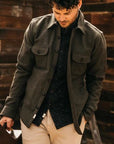 Kato-The Anvil Melton Light Jacket-Dark Green FW23-Men's Jackets-Yaletown-Vancouver-Surrey-Canada