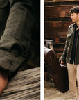 Kato-The Anvil Melton Light Jacket-Dark Green FW23-Men's Jackets-Yaletown-Vancouver-Surrey-Canada