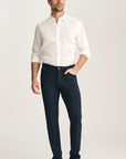 34 Heritage Linen Shirt White-Men's Shirts-Brooklyn-Vancouver-Yaletown-Canada