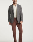 34 Heritage Matteo Mini Checked Blazer Dark Blue-Men's Blazers-Brooklyn-Vancouver-Yaletown-Canada
