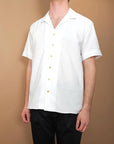 Outclass Jaquard Shirt Havana white-Men's Shirts-Brooklyn-Vancouver-Yaletown-Canada