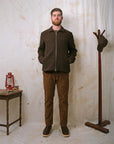 Outclass Houndstooth Zip Overshirt - Bronze-Men's Jackets-Brooklyn-Vancouver-Yaletown-Canada