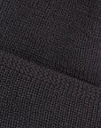 Dehen Wool Knit Watch Cap Dark Charcoal FW24-Men's Accessories-Brooklyn-Vancouver-Yaletown-Canada