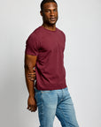 Easy Mondays Crew Neck Berry-Men's T-Shirts-Brooklyn-Vancouver-Yaletown-Canada