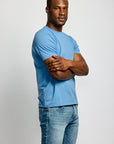 Easy Mondays Crew Neck T Azure-Men's T-Shirts-Brooklyn-Vancouver-Yaletown-Canada