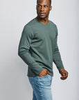 Easy Mondays L/S Crew Slub Shadow-Men's T-Shirts-Brooklyn-Vancouver-Yaletown-Canada