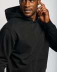 Easy Mondays Organic Cotton Hoodie Black-Men's Sweatshirts-Brooklyn-Vancouver-Yaletown-Canada