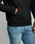 Easy Mondays Organic Cotton Hoodie Black-Men's Sweatshirts-Brooklyn-Vancouver-Yaletown-Canada