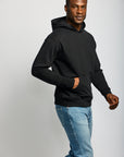 Easy Mondays Organic Cotton Hoodie Black-Men's Sweatshirts-Brooklyn-Vancouver-Yaletown-Canada