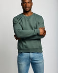 Easy Mondays Organic Cotton Sweatshirt Shadow-Men's Sweatshirts-Brooklyn-Vancouver-Yaletown-Canada
