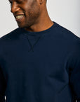 Easy Mondays Organic Cotton Sweatshirt Navy-Men's Sweatshirts-Brooklyn-Vancouver-Yaletown-Canada